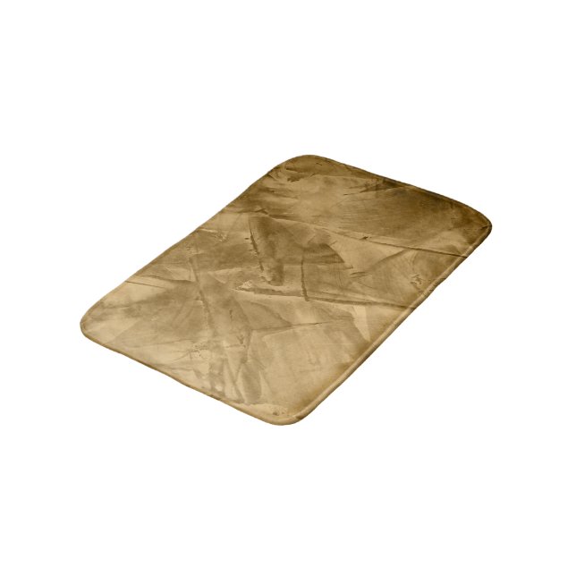Vintage gold bath mat (Angled)