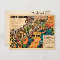 Vintage Gold Crown Toy Ad Postcard