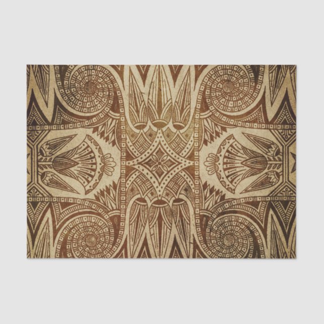 Vintage Gold Egyptian Paper Print (Front)