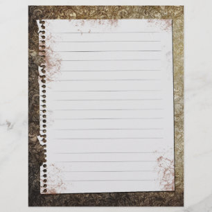 Vintage Gold Recipe Inserts