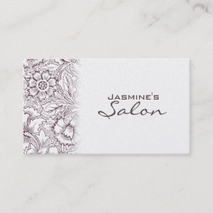 Vintage Gold Salon Appointment Business Card