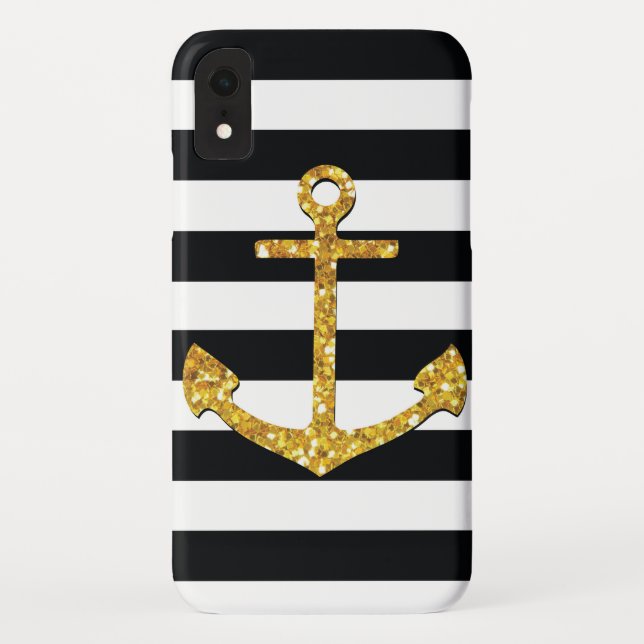 Vintage Golden Anchor Case-Mate iPhone Case (Back)
