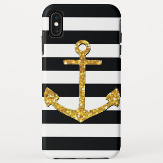 Vintage Golden Anchor iPhone XS Max Case