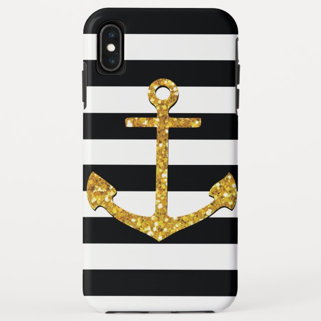 Vintage Golden Anchor Case-Mate iPhone Case (Back)