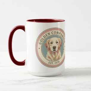 Vintage Golden Companion Golden Retriever 1970 Mug