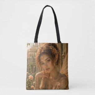 Vintage Golden Dream Fairy Tote Bag