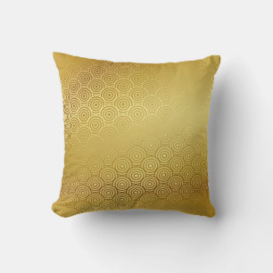 Vintage golden patterned elegant background. cushion