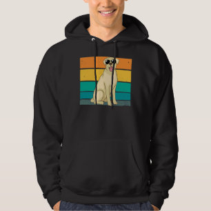 Vintage Golden Retriever Dog Labrador Walk Hoodie