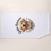 Vintage Golden Retriever Mum Dog Lover Typography