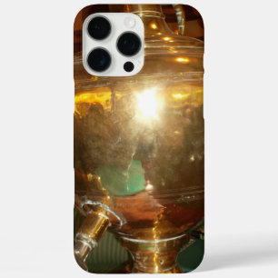 Vintage Golden Samovar Heirloom Tea Pot Art Prin iPhone 16 Pro Max Case