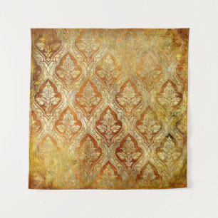 vintage golden shabby background tapestry