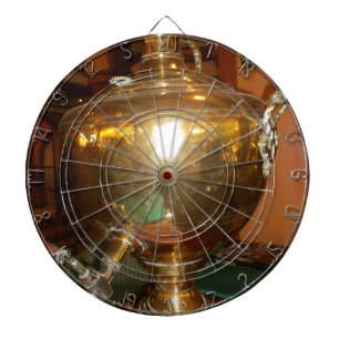 Vintage Golden Tea Pot Wall Art & Print Dartboard