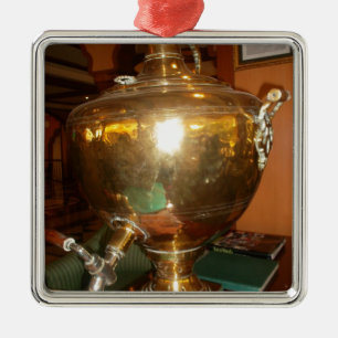 Vintage Golden Tea Pot Wall Art & Print Metal Tree Decoration