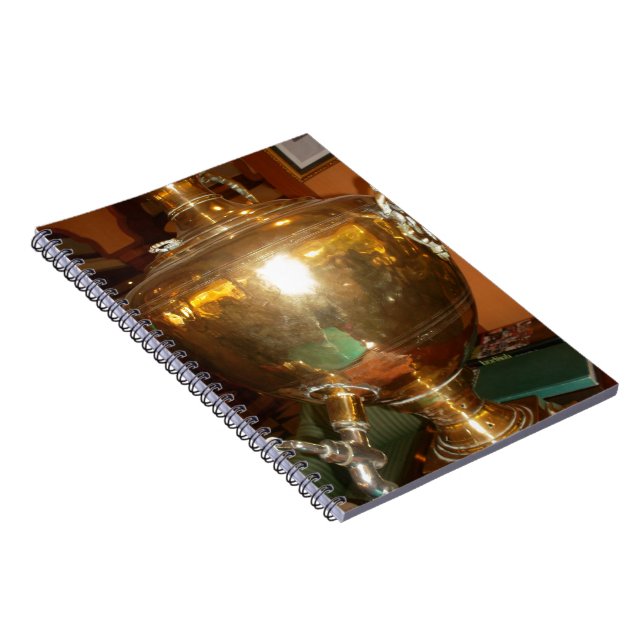 Vintage Golden Tea Pot Wall Art & Print Notebook (Right Side)