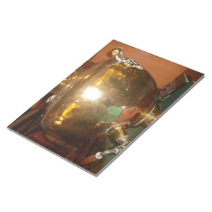 Vintage Golden Tea Pot Wall Art & Print Notepad