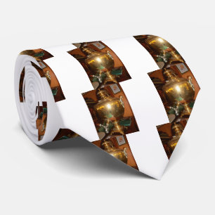 Vintage Golden Tea Pot Wall Art & Print Tie