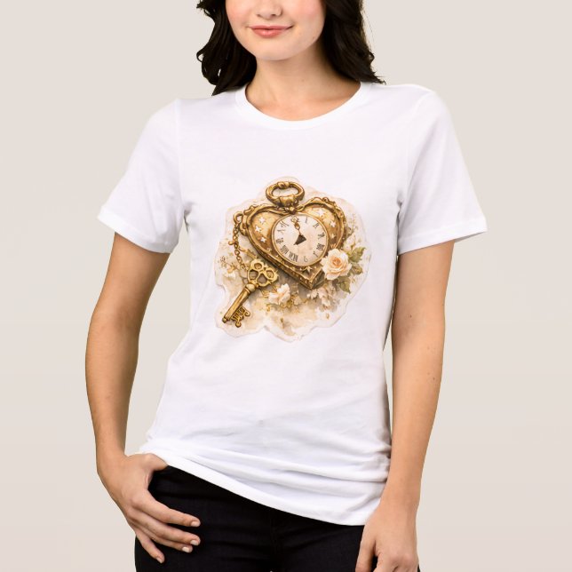 Vintage Golden Time Tri-Blend Shirt (Front)
