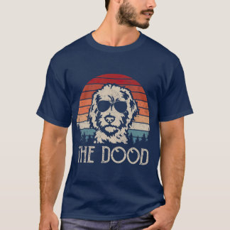 Vintage Goldendoodle The Dood  Gift Dad Mum Kids T-Shirt