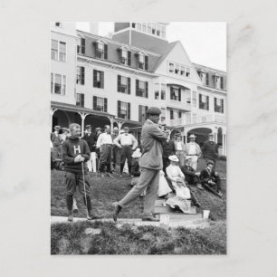 Vintage Golf, 1890s Postcard