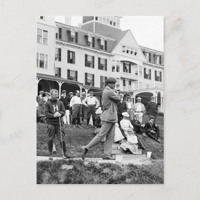 Vintage Golf, 1890s Postcard (Front)