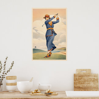 Vintage Golf - Art Print