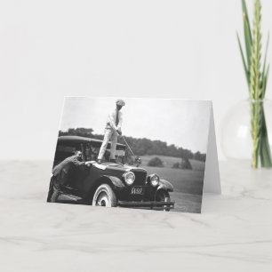 Vintage Golf Card