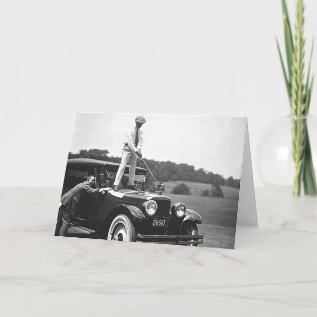 Vintage Golf Card (Front)