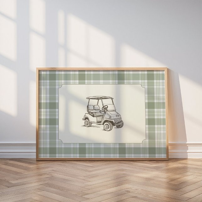Vintage Golf Cart Wall Art (Creator Uploaded)