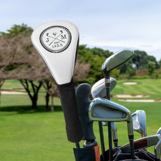Vintage Golf Club Logo Monogram Head Cover
