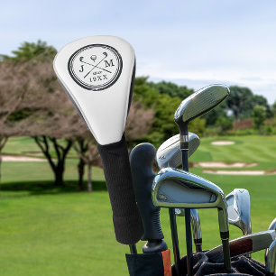 Vintage Golf Club Logo Monogram Head Cover