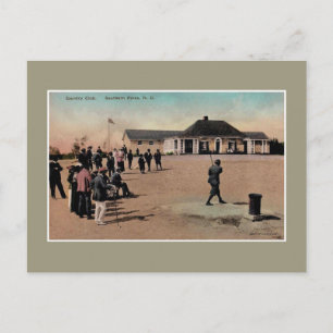 Vintage golf country club Southern Pines NC Postcard