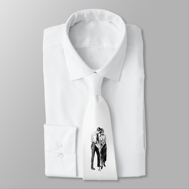 Vintage Golf Lessons Tie (Tied)