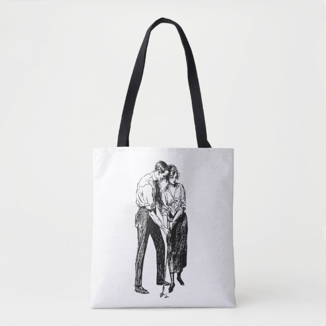 Vintage Golf Lessons Tote Bag (Front)