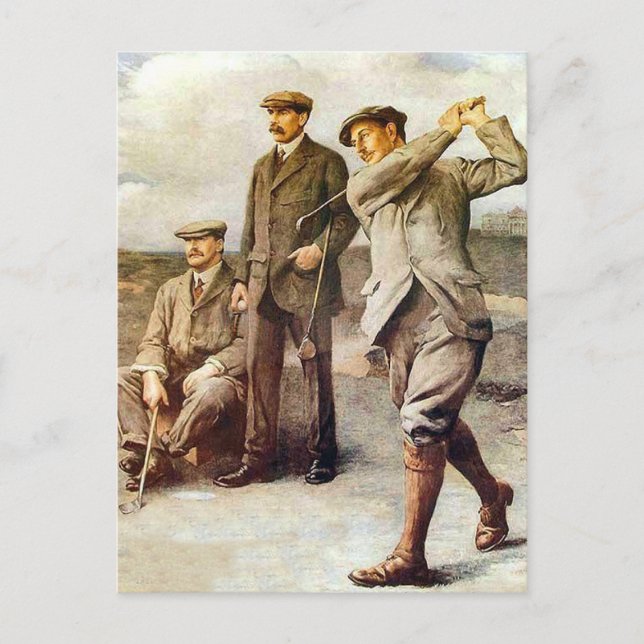 Vintage Golf Postcard (Front)