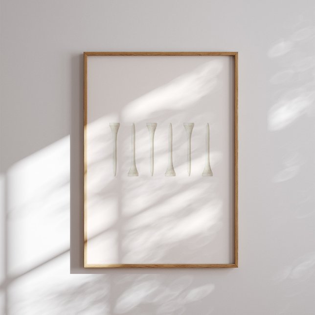 Vintage Golf Tee Wall Art (Creator Uploaded)