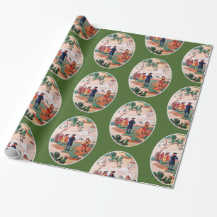 Vintage Golf Wrapping Paper