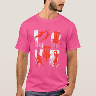 Vintage Golfer Disc Golf For Men Women Boy T-Shirt