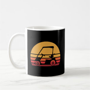 Vintage Golfing Cart Long Sleeve Shirt Retro Golf Coffee Mug