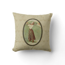 Vintage Golfing Lady Art (three)