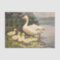 Vintage Goose and Goslings Painting Decoupage