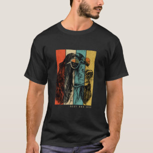 Vintage Gordon Setter Dog Mom Dad Kids Men Women T-Shirt