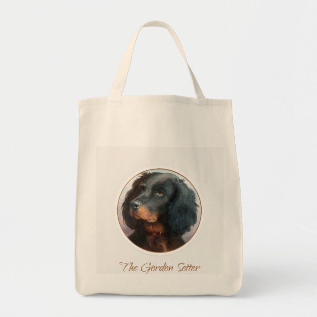 Vintage Gordon Setter Tote Bag (Front)