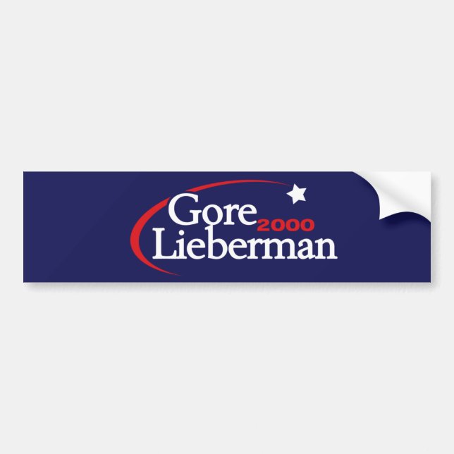Vintage Gore 2000 Bumper Sticker (Front)
