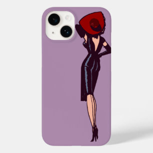 Vintage Gorgeous Glamour Girl Retro Pinup Case-Mate iPhone 14 Case