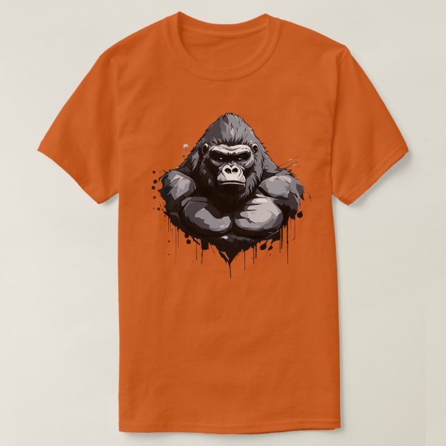 Vintage Gorilla T-Shirt (Design Front)
