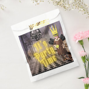 Vintage Goth Halloween Costume Party  Favour Bags