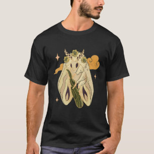 Vintage Goth Moth Insect Faecore Cottagecore Fairy T-Shirt