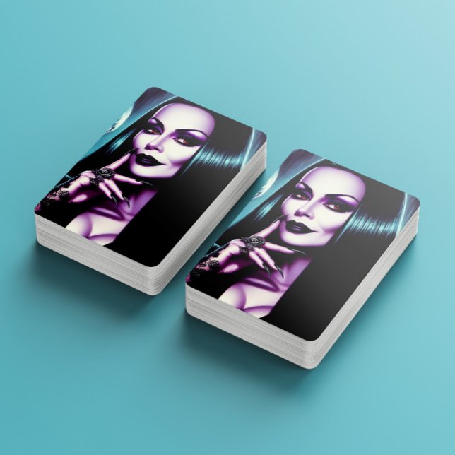 Vintage Goth Woman Playing Cards (Creator Uploaded)