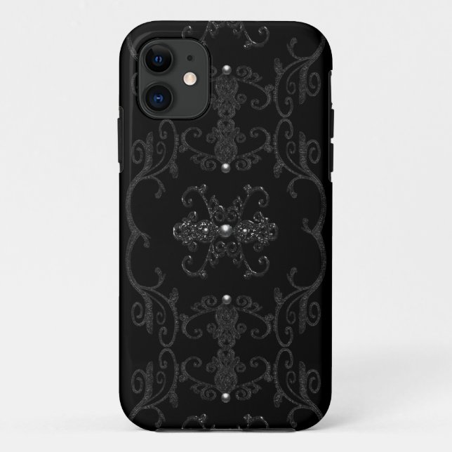 Vintage Gothic Elegance Jewels Case-Mate iPhone Case (Back)
