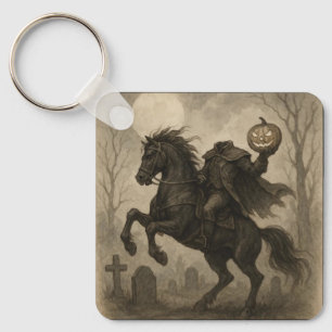 Vintage/Gothic Headless Horseman Halloween/Autumn  Key Ring